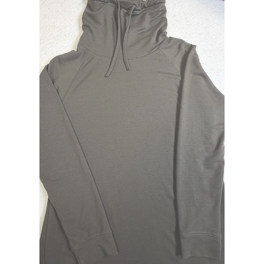 Green Charcoal‎ Elegant Heat Funnel Neck Pullover By 32 Degrees Size S